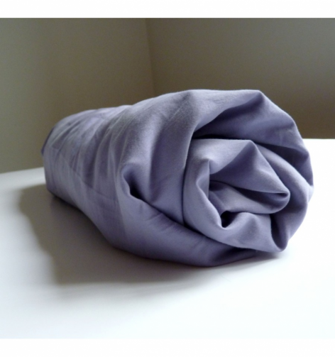 Drap housse de satin Lavande